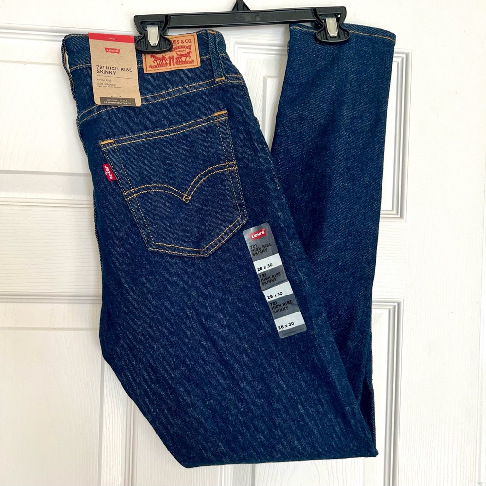 LEVIS 721 High Rise Skinny Jeans - Picture 2 of 3